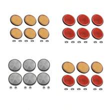 4pcs/Set Round Reflective Warning Covers, For Cars, Trucks, Motorcycles, Bicycles, Night Reflectors