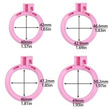 1set, Chastity Lock, The Man Plays The Woman, Cock Cage, Male Chastity Devices Lock 4 Rings, Role-Playing Flirting, Couple Sex Toys, Men Adult Sex Toy
