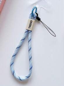 1 pièce Porte-cartes portable en nylon minimaliste et personnalisé avec un seul bouton, avec une petite boucle pour un cordon anti-perte pour téléphone. Compatible avec les clés, les cartes Galaxy. Cadeaux de suspension pour la mère, la famille, les amis, l'anniversaire, les vacances, un charm de téléphone, une chaîne de téléphone.