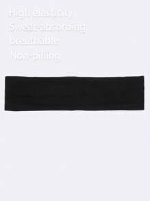Bandeau de sport extérieur, bandeau absorbant la sueur pour le fitness et la course, casual, simple, , à haute élasticité et respirant, bandeau de couleur bonbon, bandeau de yoga absorbant la sueur, bandeau turban