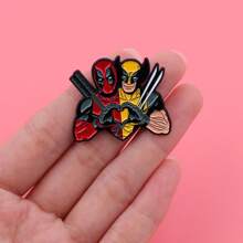 Marvel Lindo pin de esmalte, prendedores, insignias para mochila, broches de mujer, regalo de joyería de accesorios de moda para la ropa
