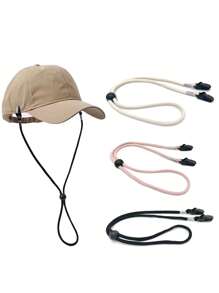 1pc Outdoor Travel Hat Clip Hook, Black, For Summer Sun Hat, Handbag, Scarf Storage