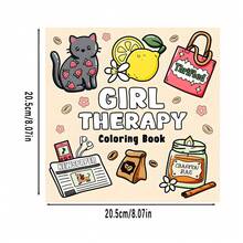 豪华个人放松涂色书 - 22 页厚，独特封面，适合青少年和成人 | 情人节、节日季、秋节、新年、学校假期、返校节、生日和派对的理想礼物，舒适的个人涂色书，非常适合房间装饰、返校、学校用品 - 20.5x20.5cm - 查看 4