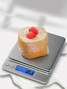 Tatukiko Small Digital Kitchen Scale, Stainless Steel Mini Jewelry Scale, Gram Scale, Gold Weigh Scale - Silver - View 9