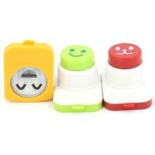 DIY Sushi Making Kit, 3pcs Set Smiling Face Nori Punch & Design Tool, Onigiri Rice Ball Mold, Sushi Mold - Multicolor - View 5