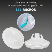 400ml Disposable Paint Spray Gun Cup Liner And Lids System Auto Supplies - Black and White - View 7