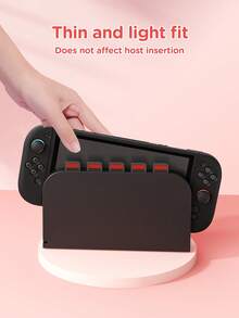 Switch 2 (2025) Compatible Game Accessories, Switch 2 Dock Protective Case, Stores Game Cards, Compatible With Switch NS/OLED Docking Station Accessories, Best Gift Compatible With Switch Gamers - Multicolor - View 9