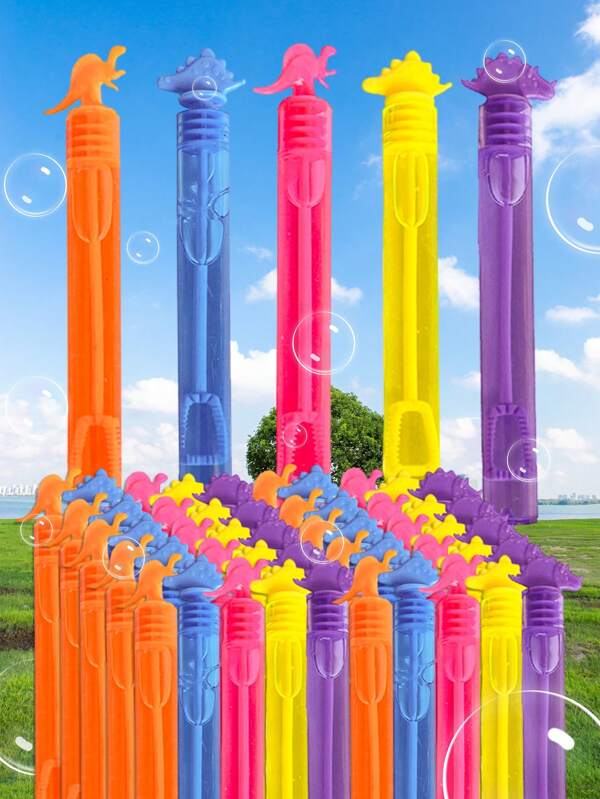 12/24/48 piezas Mini varillas para hacer burbujas, tubos de burbujas portátiles, pequeños sopladores de burbujas, regalos de decoración de fiesta, juguetes para soplar burbujas (No incluye líquido para burbujas)