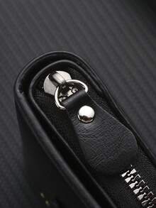 SHABILI New Vintage Accordion Style Card Holder High Quality Ultra Thin Compact Multi-Functional Multiple Card Slots Wallet For Men Wallet Mini Wallet Purse Wallet Card Wallet Wallet Keychain