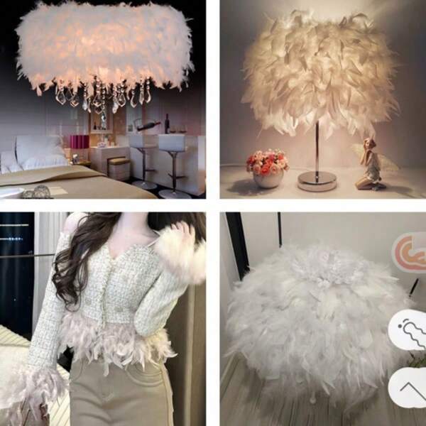 1 pezzo Nastri colorati di piume di tacchino, pizzo di piume, effetto fuochi d'artificio lunghi, bordo di tessuto, gonne per esibizioni sul palco, accessori decorativi fai-da-te per abbigliamento