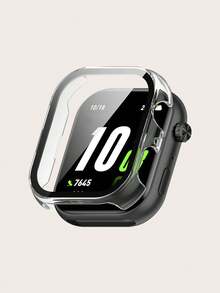 1pc Solid Color Unisex Semi-Enclosed PC Watch Case + Screen Protector All-In-One Smart Watch Protective Case Suitable For Honor Choice Rossini Smart Watch 2i, Suitable For All-Day Wear - For Rossini 2i - View 13