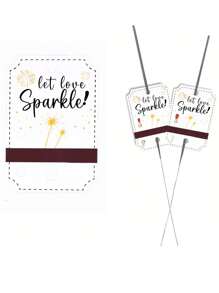 30 pièces Étiquettes de sparklers de mariage personnalisées (sparklers non inclus) "Éclairez le chemin pour le nouveau M. et Mme", décoration d'impression de dentelle blanche, étiquettes de carte de sparklers à imprimer soi-même avec nom et date, étiquettes de sparklers de mariage rustiques, étiquettes de faveurs de mariage en papier kraft, décoration de fête de mariage, pour cérémonie, anniversaire, fiançailles, événement, décorations M. et Mme, décoration de douche de mariage, fournitures, décoration d'anniversaire de mariage, accessoires photo, Fête des Mères, Graduation, Halloween, Noël, Vacances