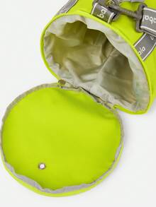 Balabala Bolsa de natación impermeable para niños, con compartimentos separados para seco y mojado, de estilo elegante - verde y blanco - Ver 3