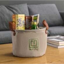 Closet Shelf Organizer Bins With Handles - Fabric Storage Baskets For Clothes, Towel, Purse.Snack Organizer For Pantry