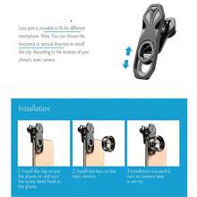 APEXEL 100mm Macro Lens Kit For Smartphone,Professional Macro Photography Lens For Dual Lens/Single Lens-MultiFunction Lens Clip For Phone (Fits For Almost All Phone), Lens Attachment Compatible With Iphone Android Phone For Summer Vacation, Travel, Creative Photography Phone Accessories, Phone Lens - Black - View 10