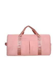 Large Capacity Gym Bag For Everyday Carry - Pink - View 7