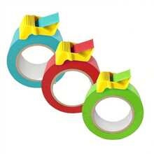 1 Set Of Three Pieces With Three Sizes Adhesive Tape Cutter, Tape Packer, Tape Divider, Speed Upthe Efficiency Of The Work, Small Tape Cutter, Painter's Tape DIY Painting Accessories