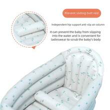 Newborn Baby Bathtub Foldable Inflatable Bathtub Sitting And Lying Down Children's Storage Household Bathtub - Multicolor - View 6