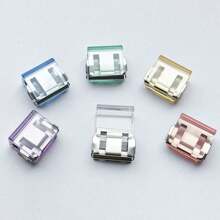 10-1pc Invisible Leg Shortening Clips, Anti-Slip Pants Edge Clips, No-Sew Hidden Buckle For Leg Closure, Anti-Towling Pants Hem Fixing Device, Pants Hem Fixing Clip, Perfect For Tailored Clothing,Suitable For Cuffs, Clothing Corners, Leg Shortening, Anti Slip, Clothing - Multiple Colors