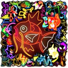pokemon 50PCS Cute Anime Pokemon Stickers Aesthetic DIY Scrapbook Stationery Guitar Suitcase Cute Decal Funny Graffiti Sticker Gift Toy For Kid,School Supplies,Back To School