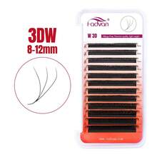 FADVAN 3D/4D/5D W型睫毛 0.07 C/D/LU 7-15mm&混色 預製睫毛接片 自然柔軟 黑色/棕色 睫毛美睫用品 - C - 查看 29