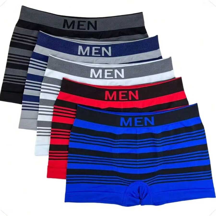 Kit Of Up To 6 Premium Microfiber Adult Boxer Briefs With Assorted Prints - Multicolor - View 1