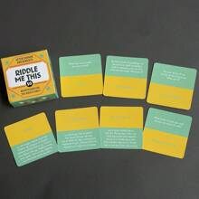 After-Dinner Entertainment - 50 Card Deck, Family Table Game, Paper Material, Quick-Witted And Word Game, Party Game Cards (Mini Version 5*5cm)