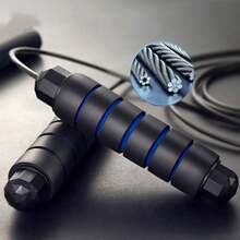 2pcs Adult Steel Bearing Jump Rope, Adjustable Steel Wire Skipping Rope For Competition, Fat Burning, Weight Loss Training Gym Accessories - Multicolor - View 7