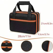 Bolsa Multifuncional de Armazenamento de Ferramentas, Bolsa Organizadora de Ferramentas Portátil para Homens, para Mecânicos, Eletricistas, Carpinteiros, Arquitetos, Encanadores, Eletrônicos/Reparo de Motocicletas, Manutenção de Engenharia