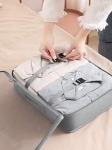 10-1pc Travel Packaging Cube, Waterproof Portable Luggage Organizing Bag, Clothing Storage Bag, Including Clothing Bag, Inner Garment Bag, Shoe Bag, Digital Product Storage Bag, Drawstring Bag, Breathable Net Bag, Toileter Bag, Jewelry Bag, Skin Care Bag, Luggage Storage Bag, Large-Capacity Makeup Organizer Makeup Box, Suitable For Travel, Dormitory, School, Beach