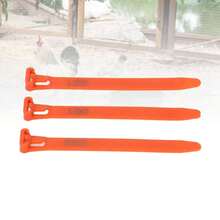 50pcs/Pack 8-28mm Adjustable 6-Color Numbered Poultry Leg Bands, Lightweight & Free Movement, Suitable For Carrying Domestic Fowl Marking