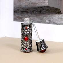 1 件 6ml 迪拜风格镂空水钻香水瓶、化妆品可再填充容器、装饰精油瓶、梳妆台配件、高端节日礼物、可再填充旅行友好配件（不含香水） - 彩色 - 查看 6