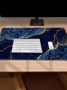 Gaming Large Desk Pad Mouse Pad For Keyboard With Anti-Slip Rubber Base, Extended Mouse Pad XL Keyboard Pad Mouse Mat, Trellis Design