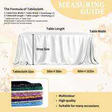 eluckya Sparkling Sequined Tablecloth, Luxurious Rectangular/Round Tablecloth, Restaurant Table Runner, Suitable For Weddings, Parties, Table Decorations, Birthday Decorations, Home Décor, Living Room, Room Decorations, Bride Gifts, Kitchen Essentials, Breakfast, Valentine's Day Decorations, Lunar New Year Decorations, Baby Showers, Picnics, Gender Reveal, Graduation (Multiple Sizes And Colors) - Gold - View 3