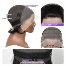 Pixie Cut Wigs Human Hair 13x4 Short Pixie Cut Lace Front Wig For Women Transparent Frontal Wig Layered Straight Bob Glueless Wigs Pre Plucked With Baby Hair Brazilian Virgin Hair