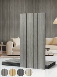 6PCS 3D Wood Slat Wall Panels Peel And Stick, Faux Wooden Wallpaper, Self Adhesive PVC Wood Panel Removable Waterproof Covering For Interior Wall Decor Living Room Room Decor Stickers Wall Paper Wall Stickers Wall Sticker