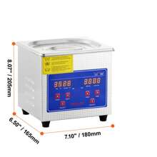 Professional Ultrasonic Cleaner, 0.3 L Ultrasonic Jewelry Cleaner With Digital Timer & Heater, Stainless Steel Industrial Cleaner 40kHz For Glasses, Watches, Rings, Small Parts