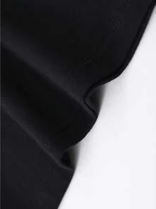 Camiseta Casual para Hombre, Impresión de Actitud a la Moda con Profecía del Futuro Grabada, Cómoda y Transpirable, Ligeramente Elástica, Elección Perfecta para Deportes en Casa y al Aire Libre, Top Cómodo de Primavera y Verano, Lavable a Máquina, Cuello Redondo a la Moda de Manga Corta - Negro - Ver 5