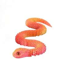 3D Printed Art Creative Snake And Surprise Egg Set With Joints - Colorful Home Office Decor, Perfect For Easter, Halloween And Thanksgiving Gifts | Eye Colors Come In A Variety Of Colors Birthday Graduation