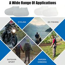 2件防水鞋套，雨鞋套，可重复使用硅胶防滑鞋套适合户外使用，男女款雨鞋套，硅胶鞋套，防水鞋套，防滑雨鞋套，可重复使用鞋套（透明，大号） - 彩色 - 查看 11