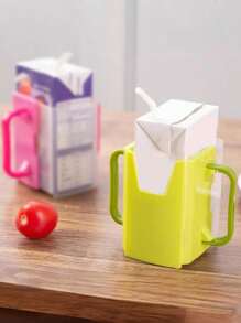 Anti-Crush Cup Holder Adjustable Milk Carton Cup Holder Anti-Crush Anti-Spill Cup Adjustable Milk Cup Holder Juice Box Holder Portable Beverage Holder, Basket, Trash Bin And Container For Home Organization