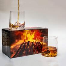 Bicchiere di cristallo da whisky da 8,5 once (241g) per bere bourbon, cognac, whisky scozzese, cocktail