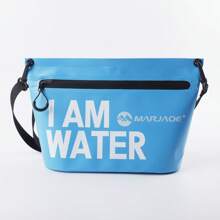 Bolsa de Armazenamento Portátil e à Prova d'Água para Uso Externo, Bolsa Transversal/de Ombro da Moda para Viagens, Natação, Barcos, com Bolso à Prova d'Água para Telefone