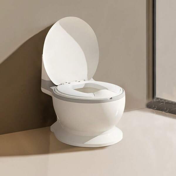 Mini Toilettes Enfants - Pot pour Bébé avec Bruit de Chasse d'Eau - Mini WC Enfant Effet Sonore - Pot Apprentissage de la Propreté -  18+ mois