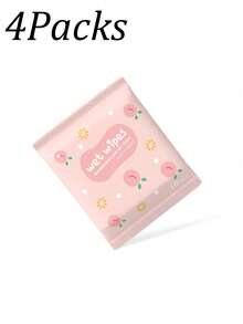 1/2/3/4/5 包一次性湿巾，旅行手部和口腔清洁湿巾，迷你便携式湿巾，用于手部和口腔清洁 - 户外身体护理湿巾，日常卫生清洁，适合旅行和露营，适合男女旅行必需品旅行配件旅行必备品海滩度假暑假学校配件返校用品 - 粉色 - 查看 14