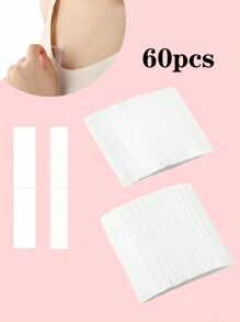 100pcs Anti-Slip Adhesive Tapes, Our Fashionable Tapes Ensure Your Clothing Stays Perfectly In Place, Preventing Slipping, Visible Straps And Sagging Necklines. Made With High-Quality Materials, You Can Be Assured It Is Safe For Skin And Most Fabrics. Ideal For Dresses, Lingerie, Swimwear And Everyday Wear, Providing Discreet And Reliable Fixation.