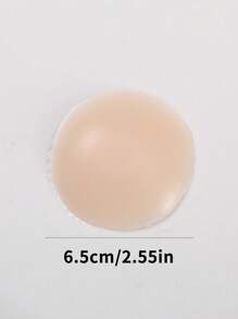12pcs Reusable Invisible Nipple Covers, Strapless Self-Adhesive Pasties, Outdoor & Sports Bra Accessories, Silicone Invisible Breast Petals For Women, Waterproof Swimwear Protector, Suitable For Wedding Dresses, Outdoor Activities, School Campus
