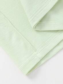 Balabala 儿童棉质背心，透气轻便的夏季汗衫 - 粉綠 - 查看 8