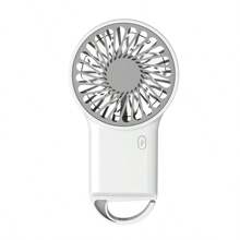 Mini ventilateur personnel rechargeable USB à main, léger et portable avec pince, design élégant pour le bureau ou une utilisation portable