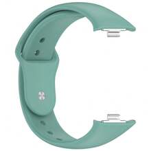 Weicher, komfortabler Silikonarmband kompatibel mit Redmi Watch 4/5 mit Metallstecker, einfarbig, kompatibel mit Xiaomi Band 8 Pro/9 Pro, Ersatz-Armband